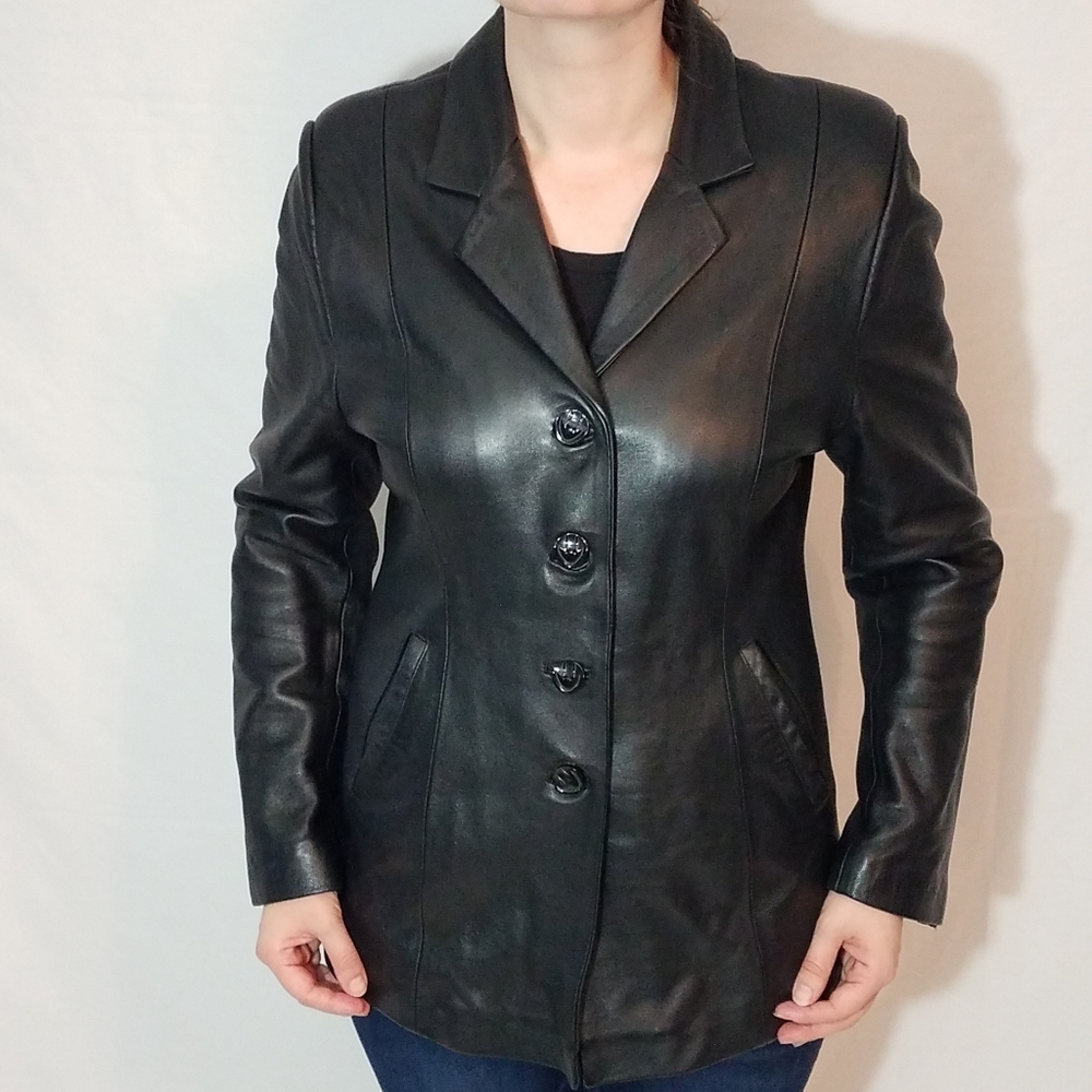 Tunç leder Genuine Leather black jacket!!! - Picture 10 of 14